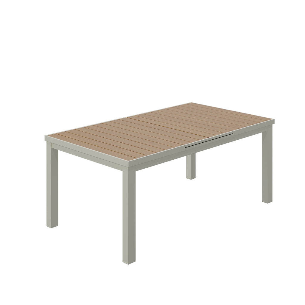 HYBA Table de Jardin en Aluminium Extensible 180/240cm Portofino