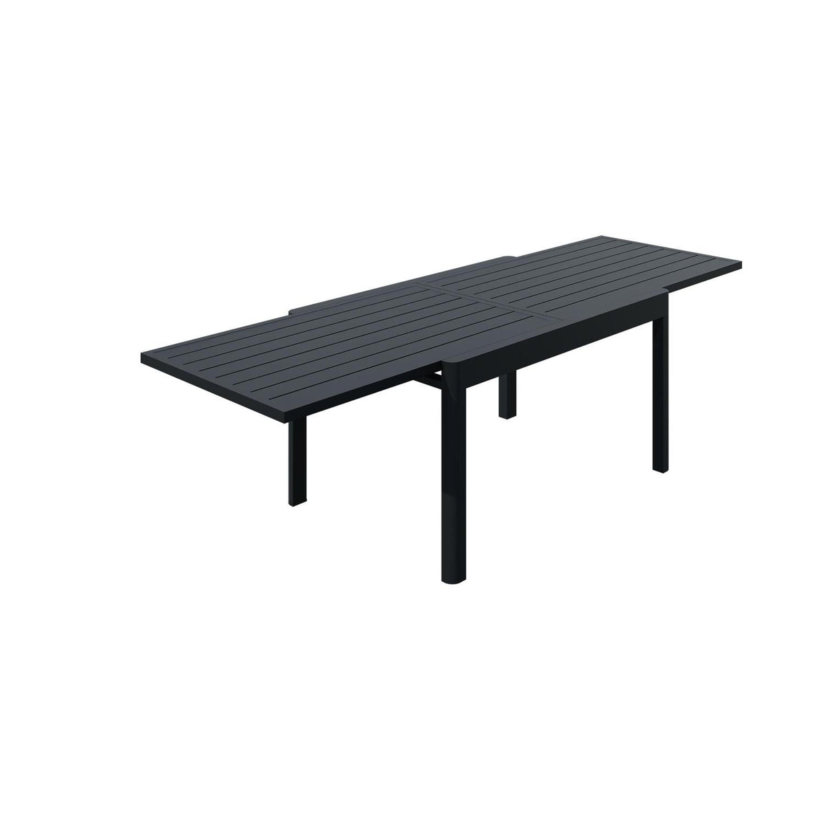 HYBA Table de jardin aluminium extensible 135-270cm gris Sydney