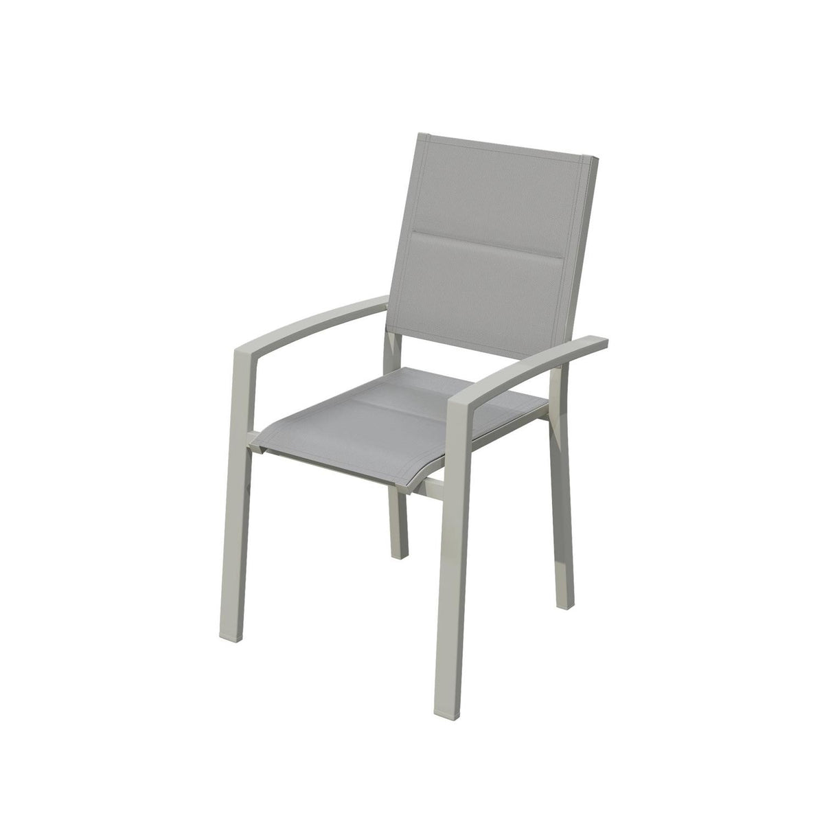 HYBA Fauteuil de jardin en aluminium Portofino
