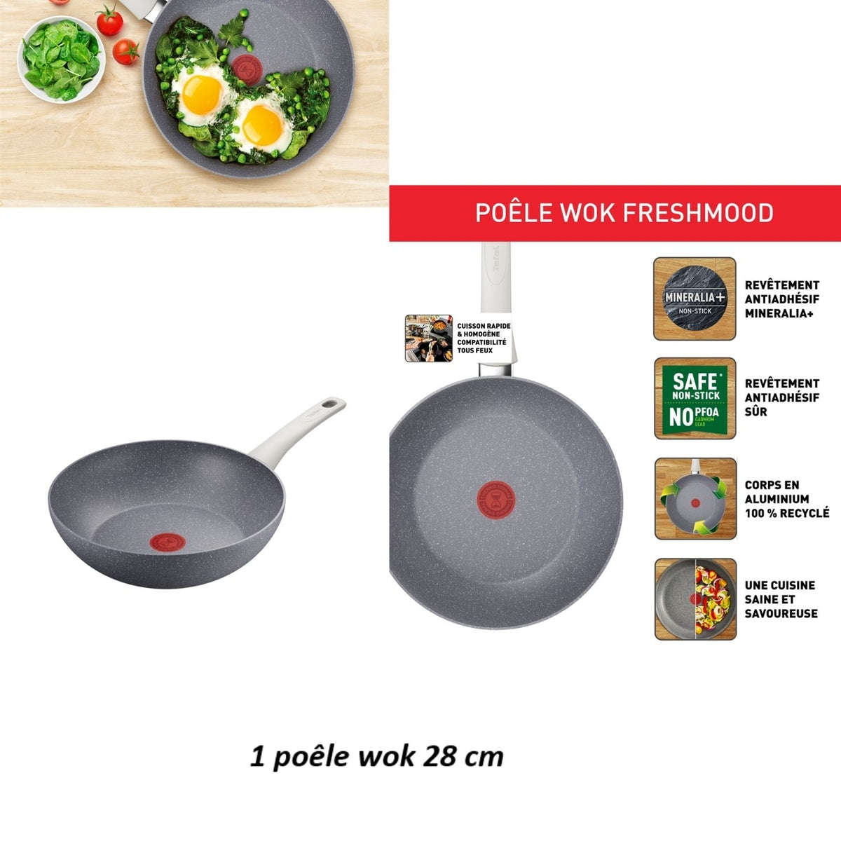 Tefal Set de cuisson Freshmood