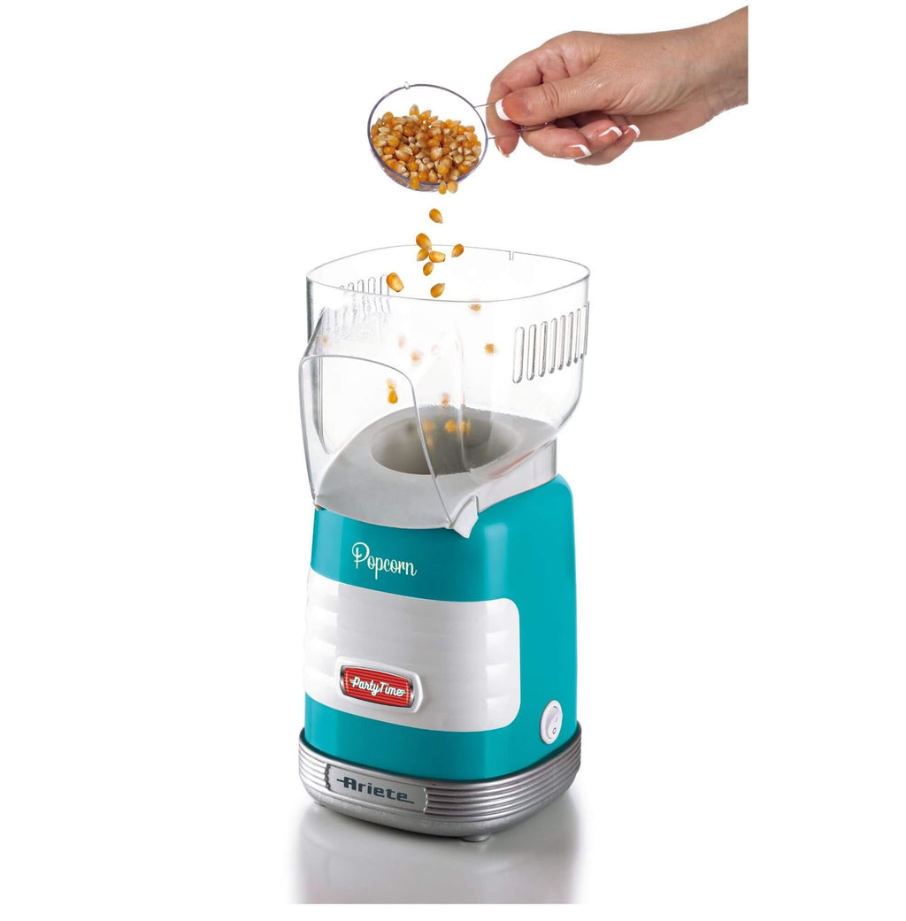 Ariete 2956/01 machine à popcorn Bleu, Transparent 2 min 1100 W