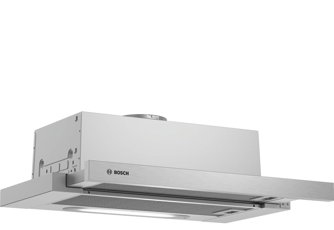 Bosch Bosch Serie 4 DFT63AC50 hotte Semi-intégrée (semi-encastrée) Argent 360 m³/h