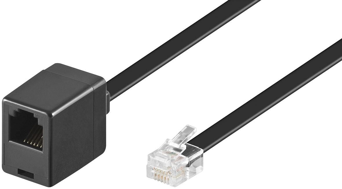 Microconnect MPK103FB câble de téléphone 3 m Noir
