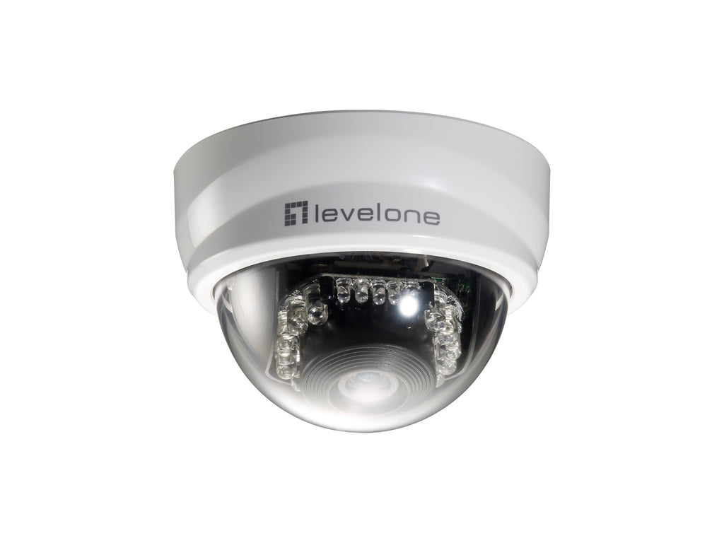 LevelOne FCS-3101 caméra de sécurité Dôme Caméra de sécurité IP Intérieure et extérieure 1920 x 1080 pixels Au plafond/à poser