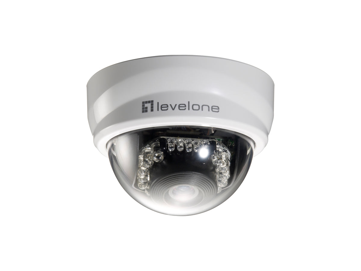 LevelOne FCS-3101 caméra de sécurité Dôme Caméra de sécurité IP Intérieure et extérieure 1920 x 1080 pixels Au plafond/à poser