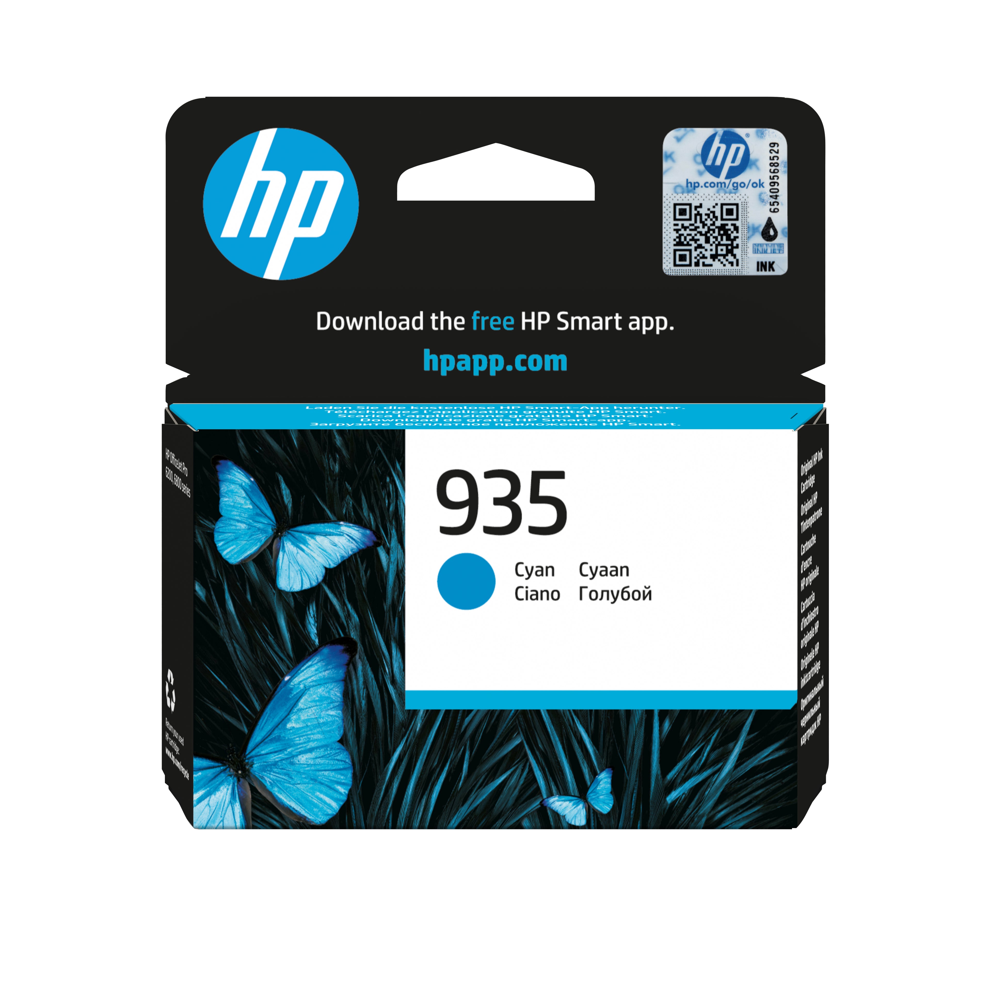 HP 935 cartouche d'encre cyan authentique