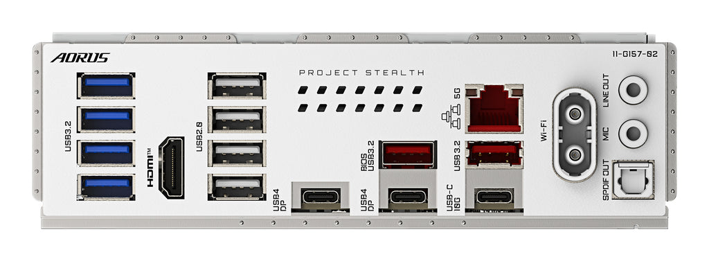 GIGABYTE X870 AORUS STEALTH ICE Carte Mère – Prend en charge les processeurs AMD Ryzen 9000, VRM numérique 16+2+2 phases, jusqu’à 8200 MHz DDR5 (OC), 2 x PCIe 5.0 + 2 x PCIe 4.0, Wi-Fi 7, LAN 5 GbE, USB 4