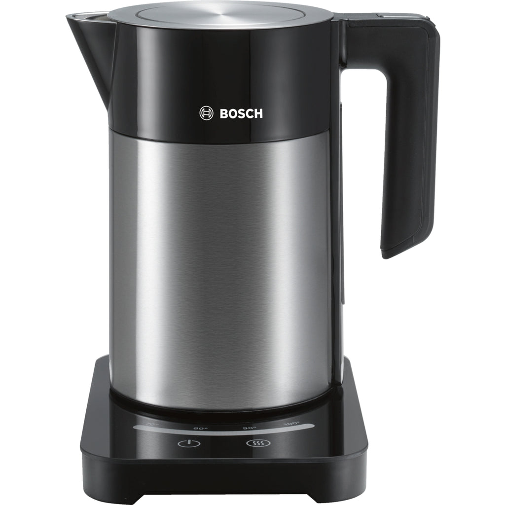 Bosch Bosch TWK7203 bouilloire 1,7 L 1850 W Noir, Acier inoxydable