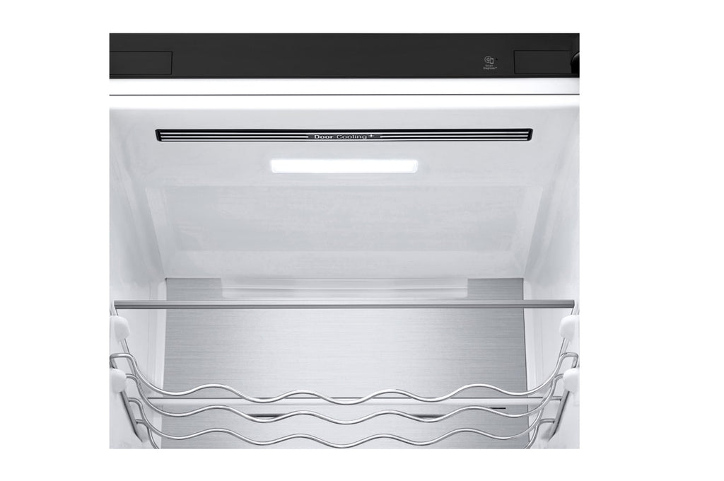 LG GBV7270BEV réfrigérateur-congélateur Pose libre 387 L Noir
