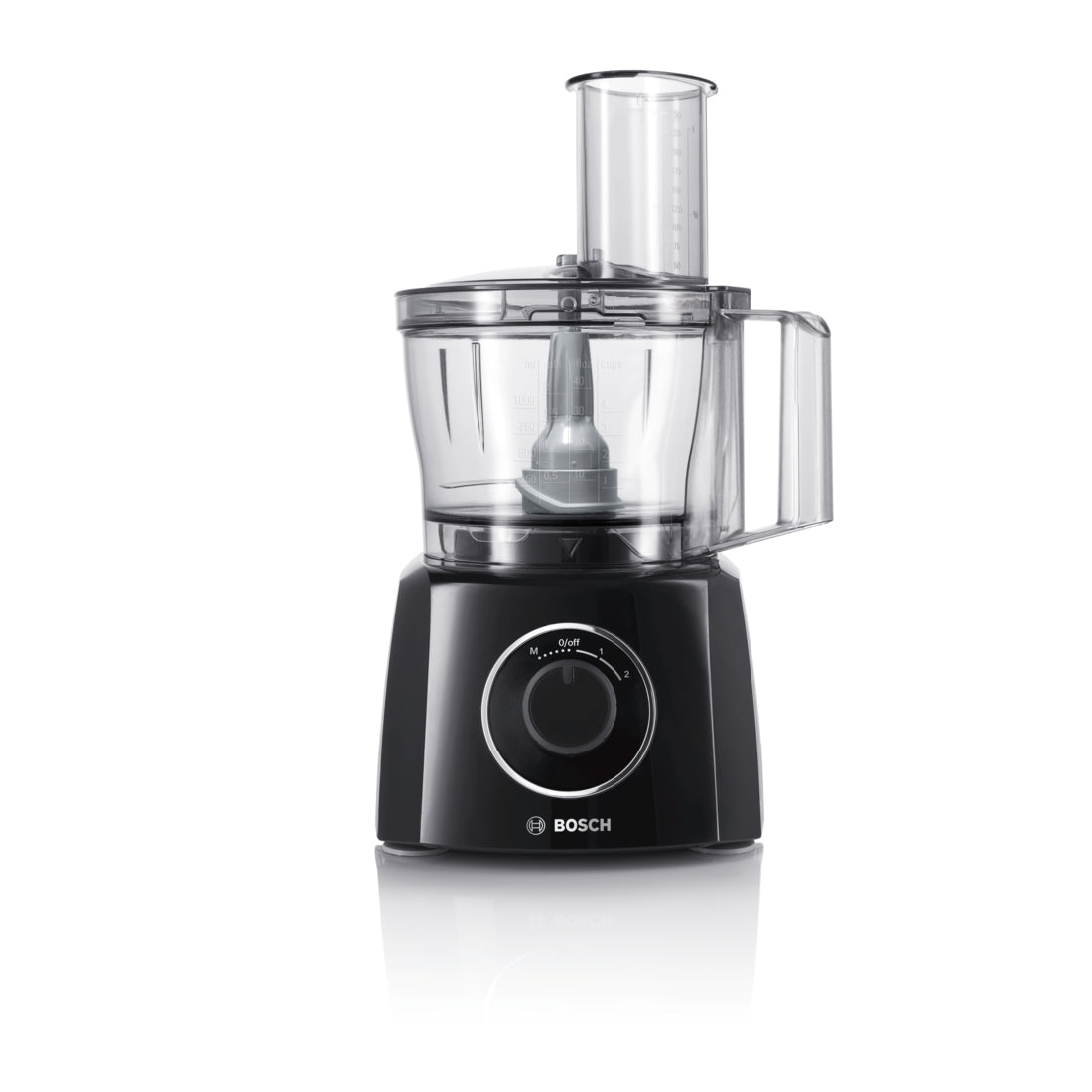 Bosch Bosch MCM3201B robot de cuisine 800 W 2,3 L Noir, Transparent