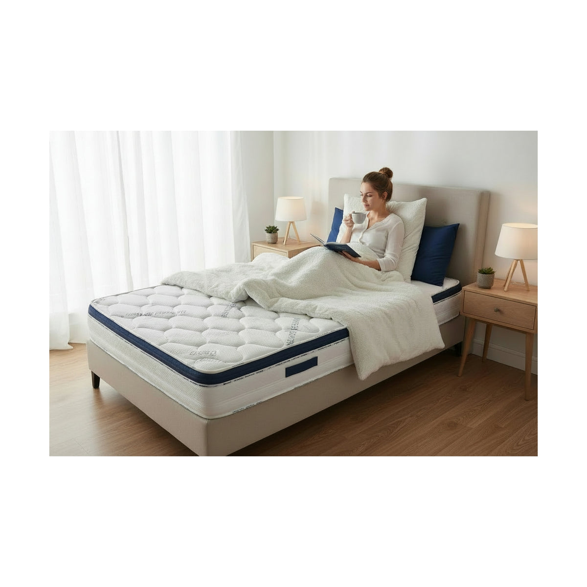 Daniel Hechter Matelas en Mousse à Mémoire de Forme 90x190cm Hotel Collection