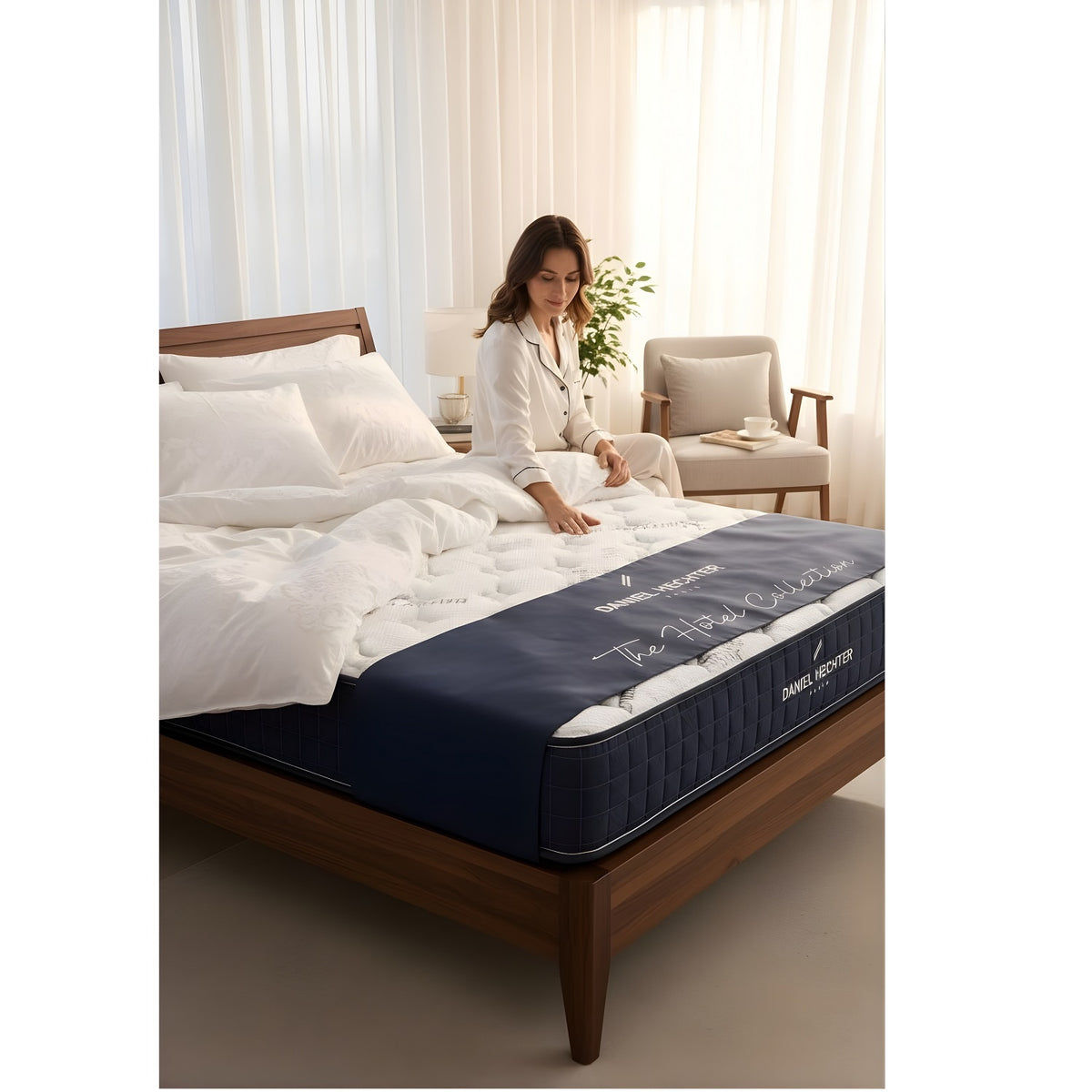 Daniel Hechter Matelas en Mousse à Mémoire de Forme 160x200cm Hotel Collection