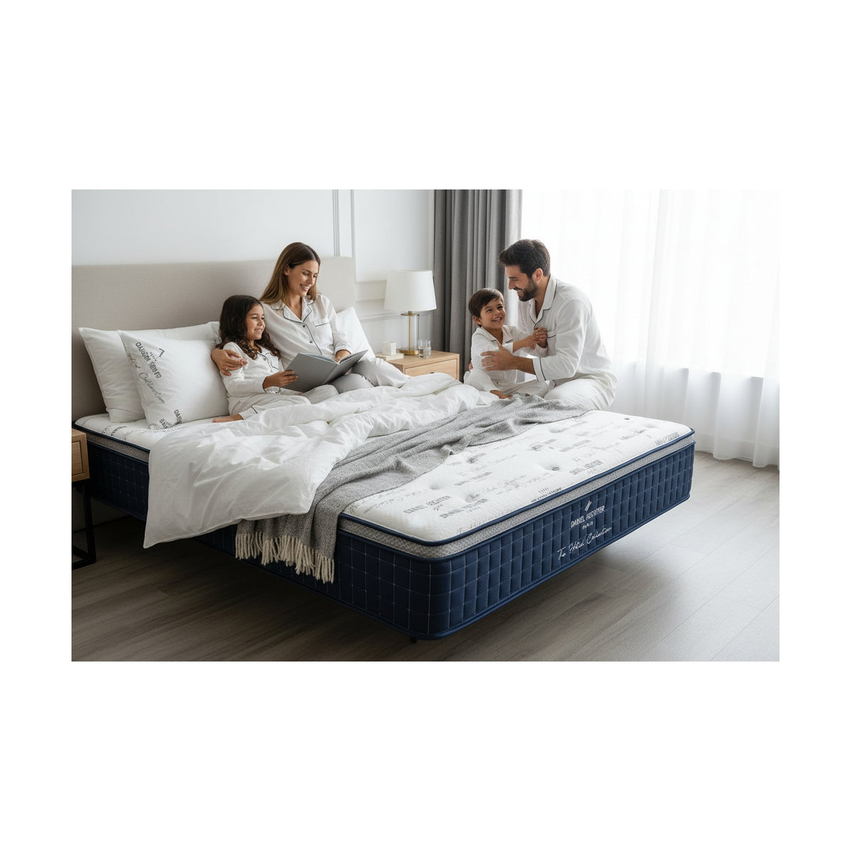 Daniel Hechter Matelas à Ressorts Ensachés 140x190cm Hotel Collection