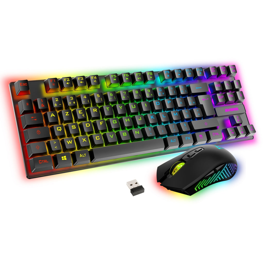 Akuma Combo clavier + souris gaming sans fil Sentai C03