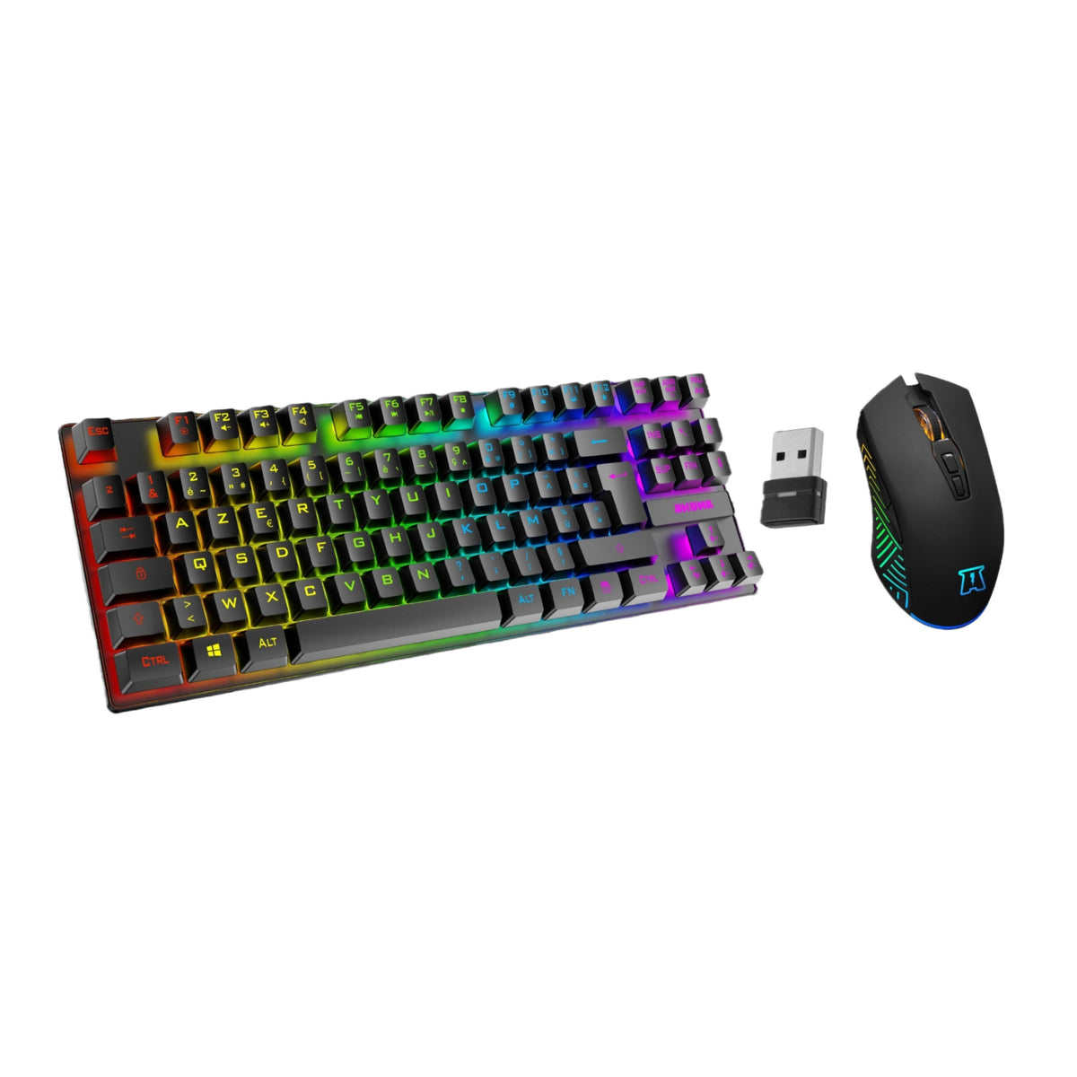 Akuma Combo clavier + souris gaming sans fil Sentai C03