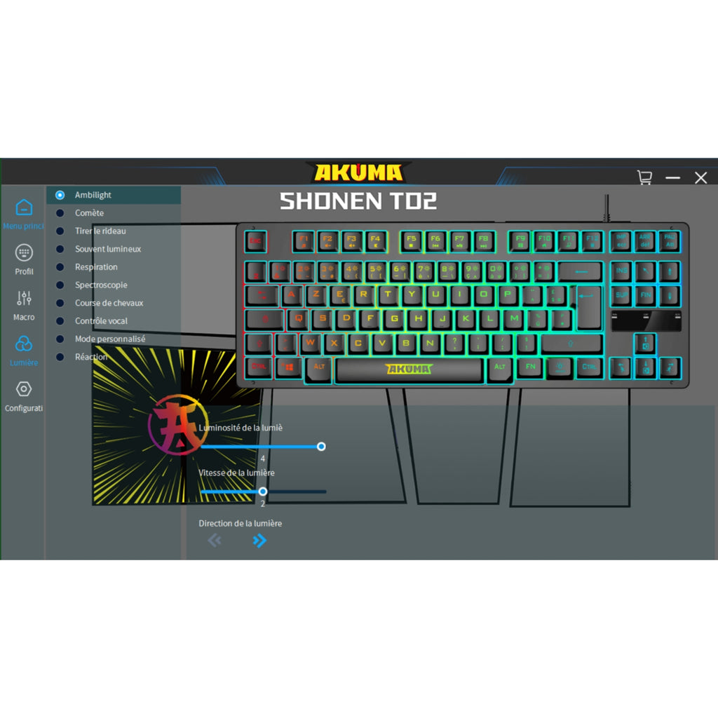 Akuma Clavier gaming filaire Shônen T02
