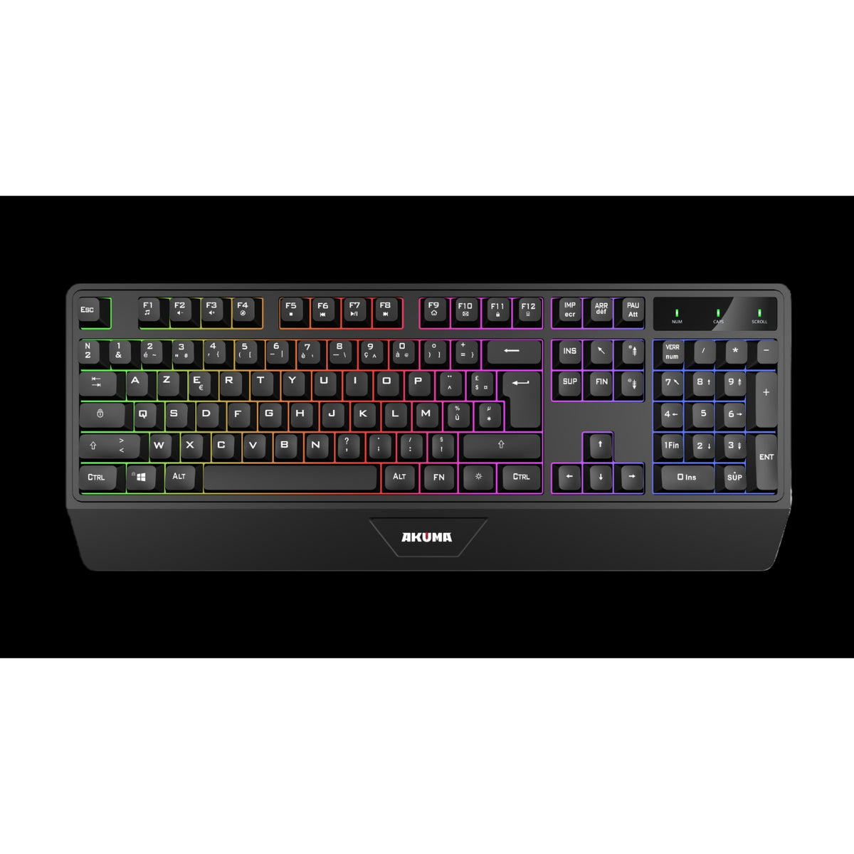 Akuma Pack gamer clavier + souris + casque + tapis
