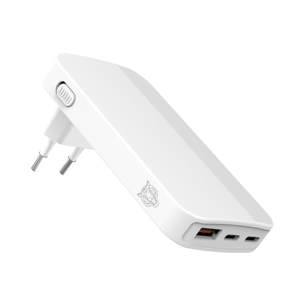 Myway Chargeur USB-C et USB double 65W Power Delivery Blanc (TGACC0024)