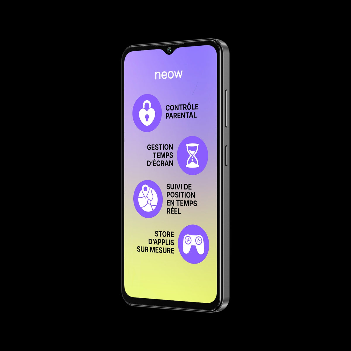 NEOW Smartphone pour ados Safe 64 Go