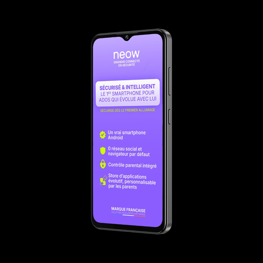 NEOW Smartphone pour ados Safe Plus 128 Go
