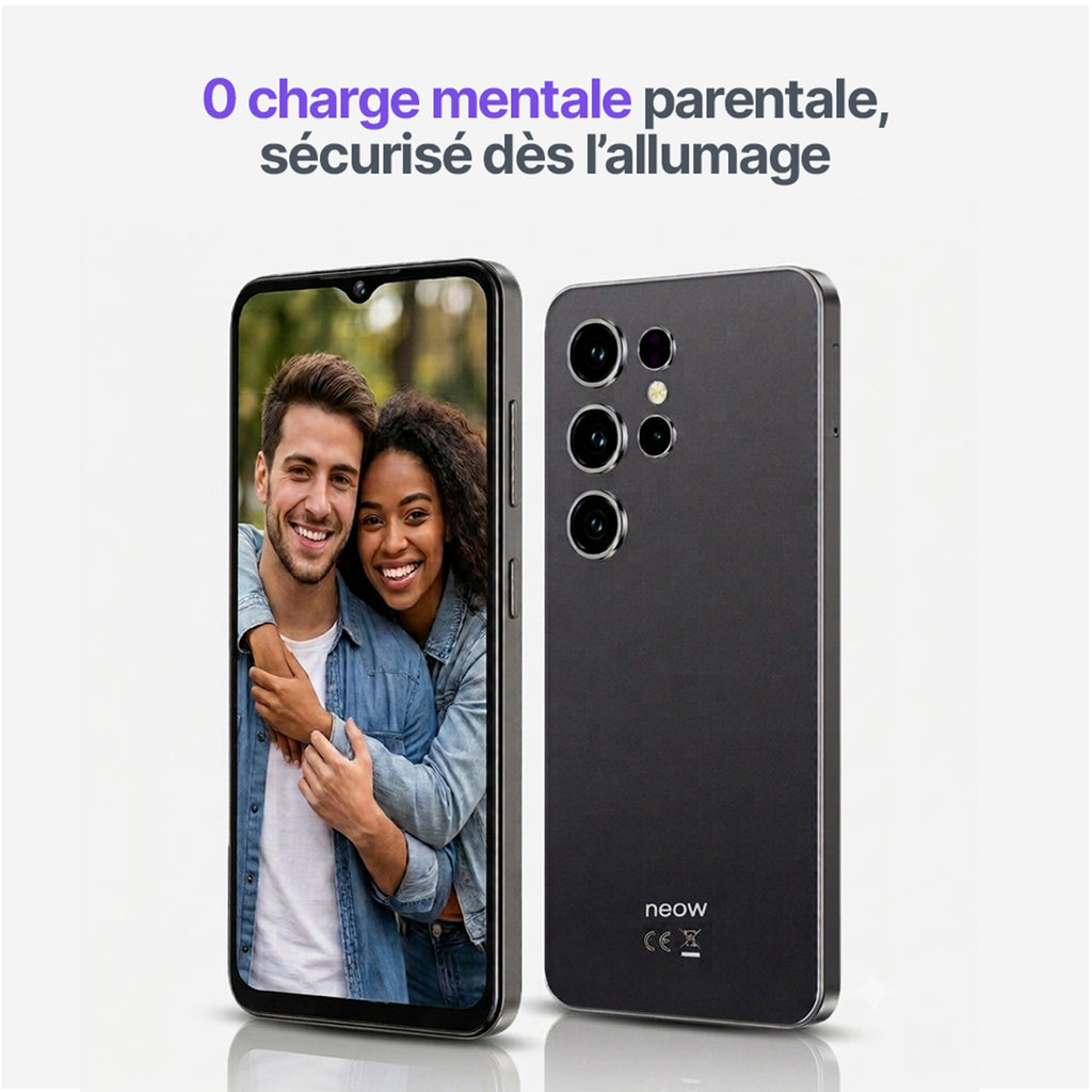 NEOW Smartphone pour ados Safe Plus 128 Go