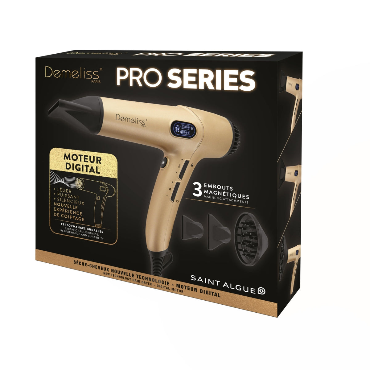 Saint Algue Sèche-cheveux Pro Demeliss Pro Series SAI-20034