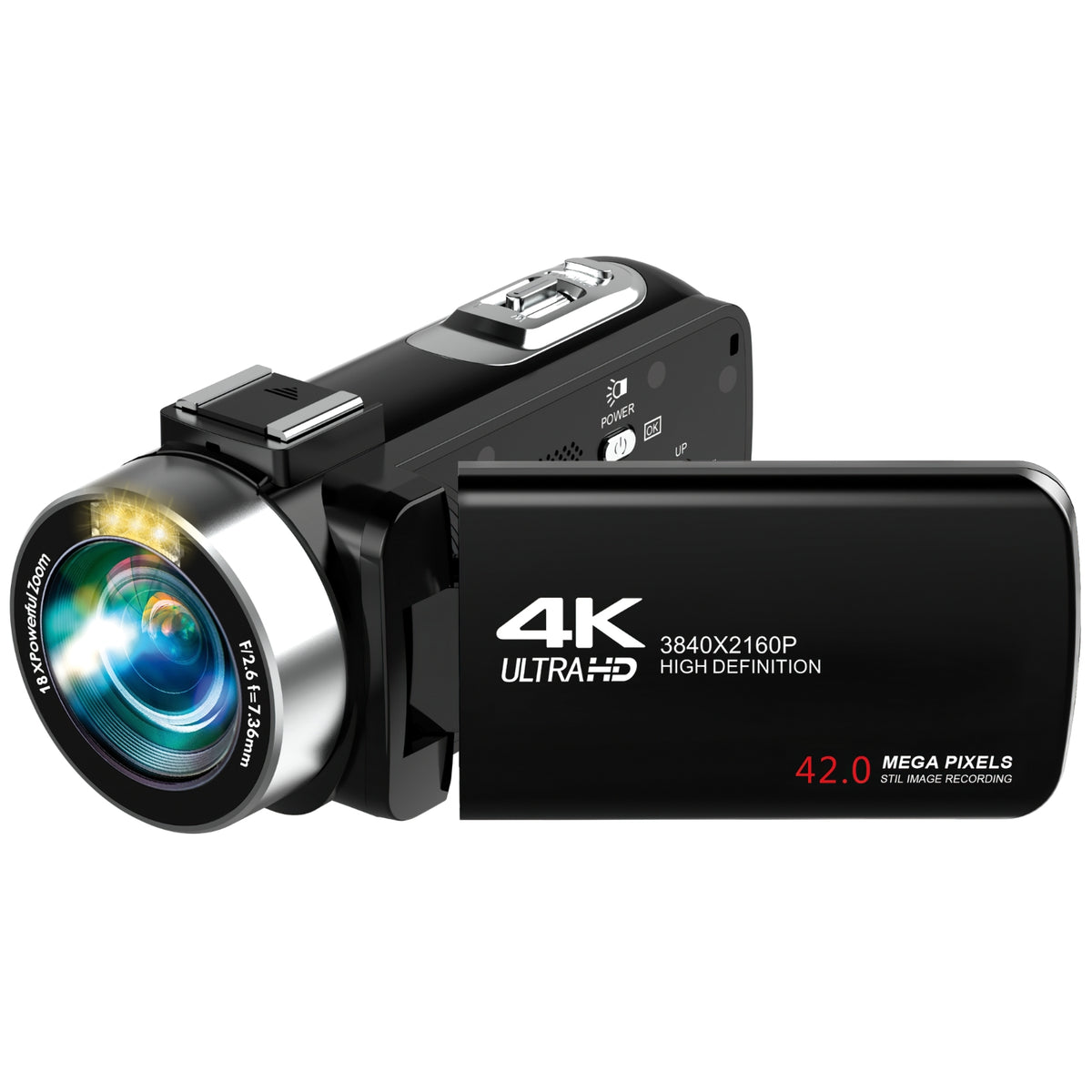 Ledwood Camescope 4K 42MP LED