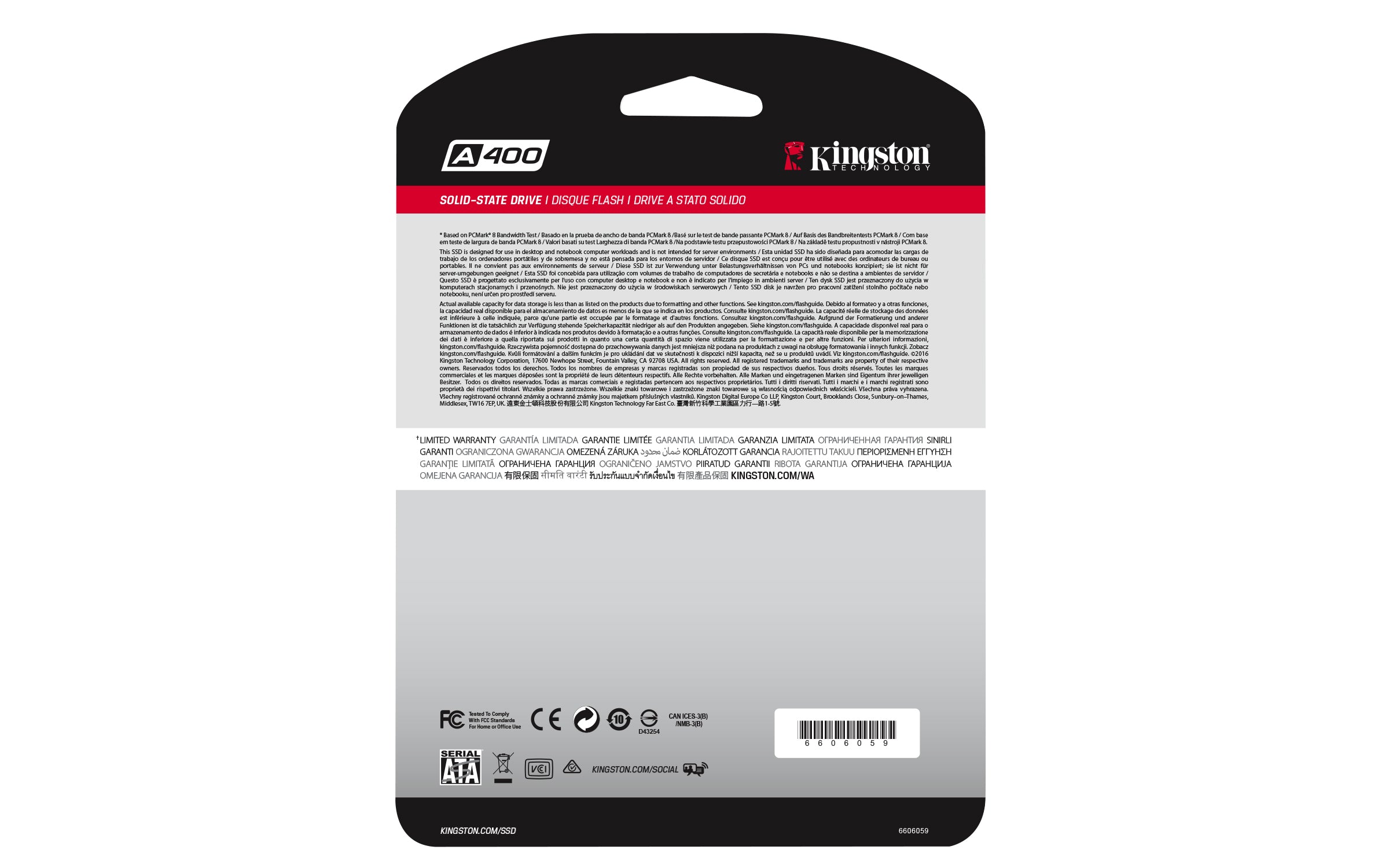 Kingston Technology A400 240 Go 2.5" Série ATA III TLC