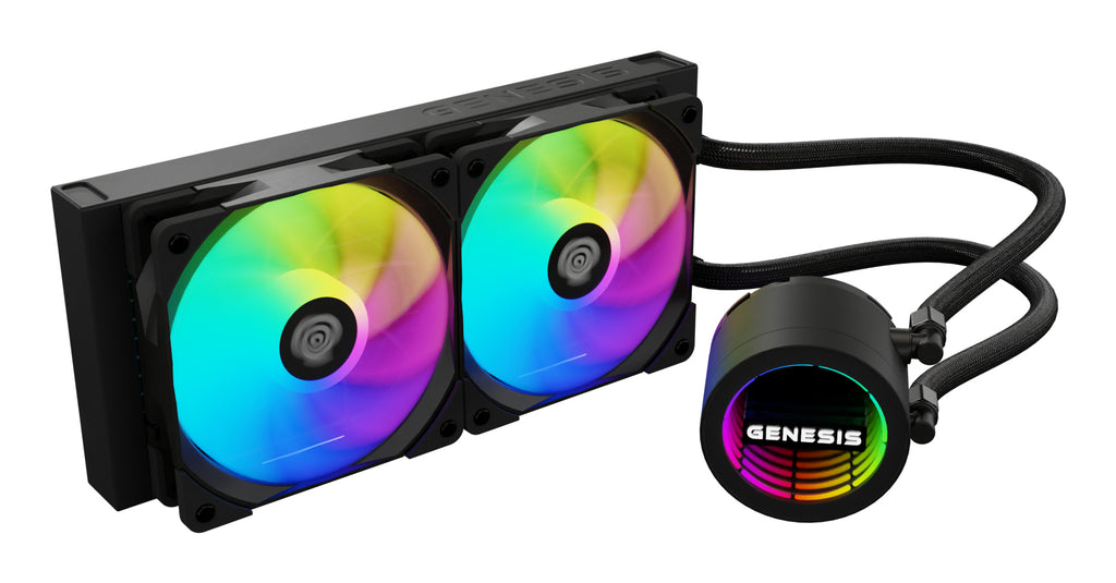GENESIS NLG-2319 système de refroidissement d’ordinateur Processeur Refroidisseur de liquide tout-en-un Noir