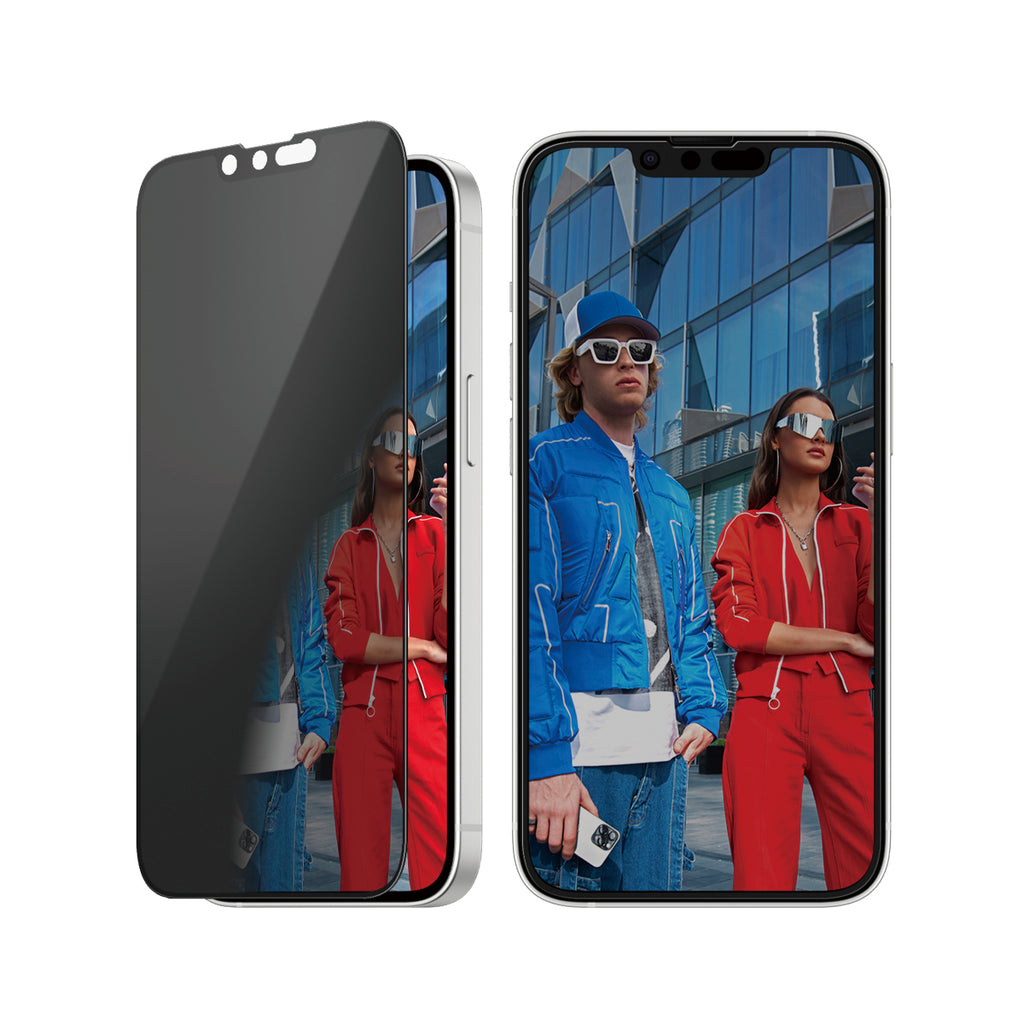 PanzerGlass ® 2-Way Privacy Screen Protector iPhone 17e | 16e | 14 | 13 | 13 Pro | Ultra-Wide Fit w. EasyAligner Protection d'écran transparent Apple 1 pièce(s)