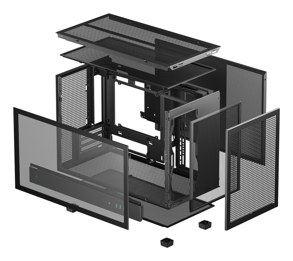DeepCool CH260 Tower Micro ATX Sort