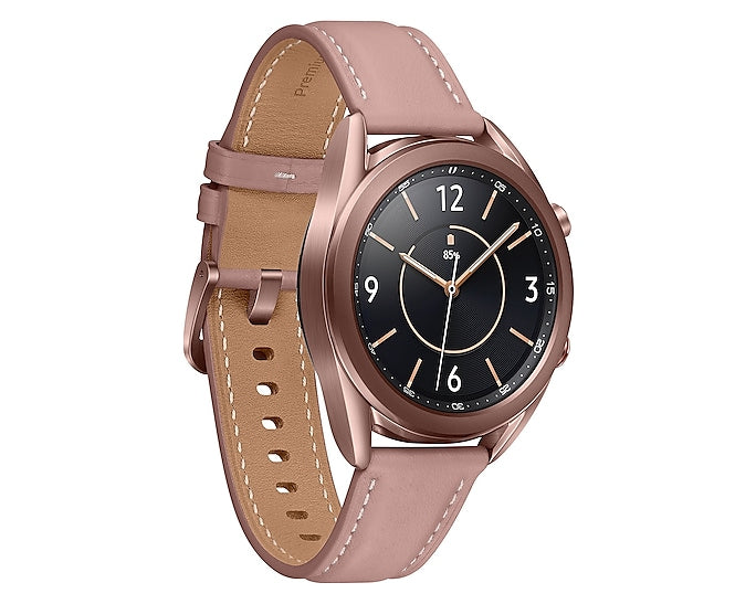 Samsung Samsung Galaxy Watch3 SM-R855F 3,05 cm (1.2") OLED 41 mm Numérique 360 x 360 pixels Écran tactile Bronze Wifi GPS (satellite)
