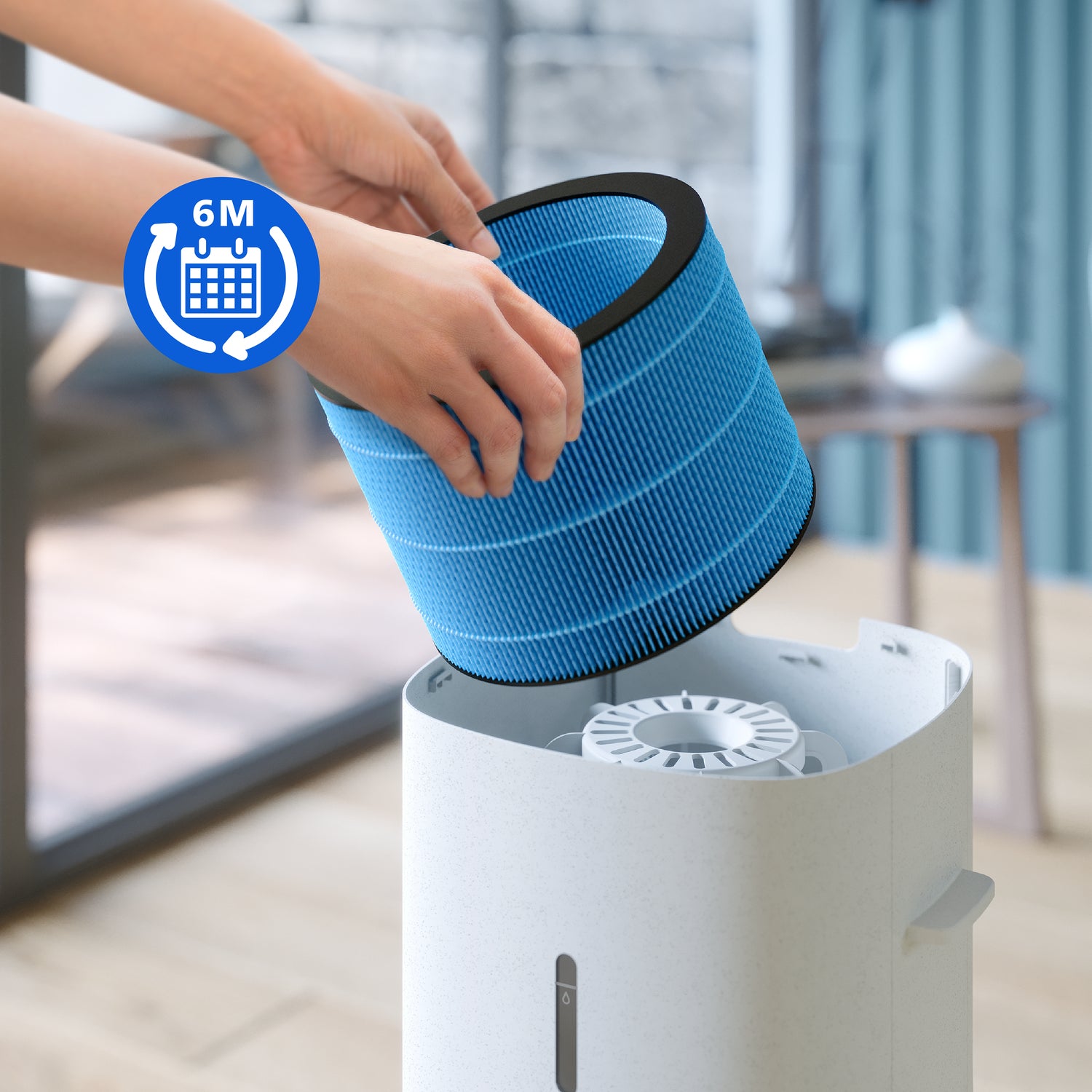 Philips Filtre de rechange d'origine, filtre d'humidification NanoCloud FY3455/00