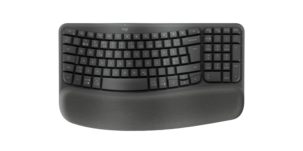 Logitech 920-012298 teclado Oficina RF Wireless + Bluetooth QWERTY Nórdico Grafito