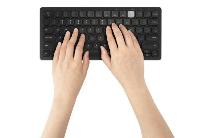 Kensington K75502PN Clavier Bluetooth Universel Mini QWERTY Nordique, Noir