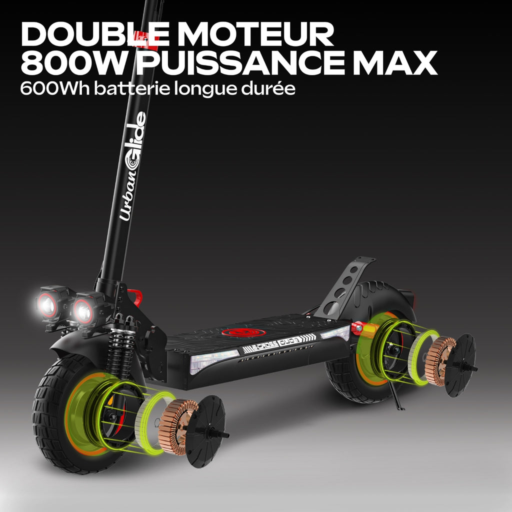 Urbanglide Trottinette Electrique E-Cross Duo