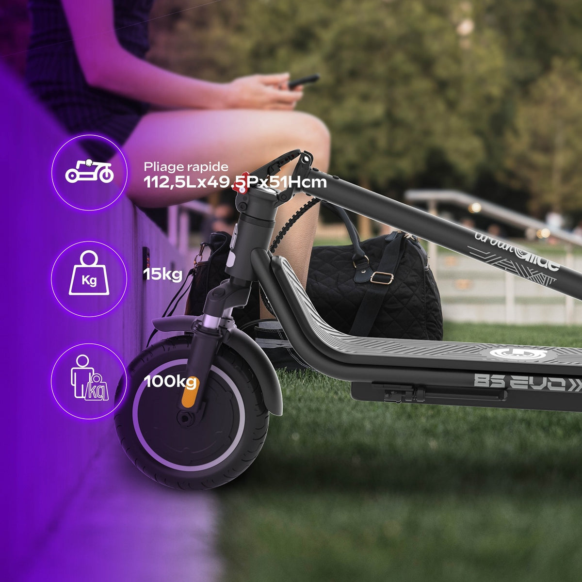 Urbanglide Trottinette électrique 85 EVO