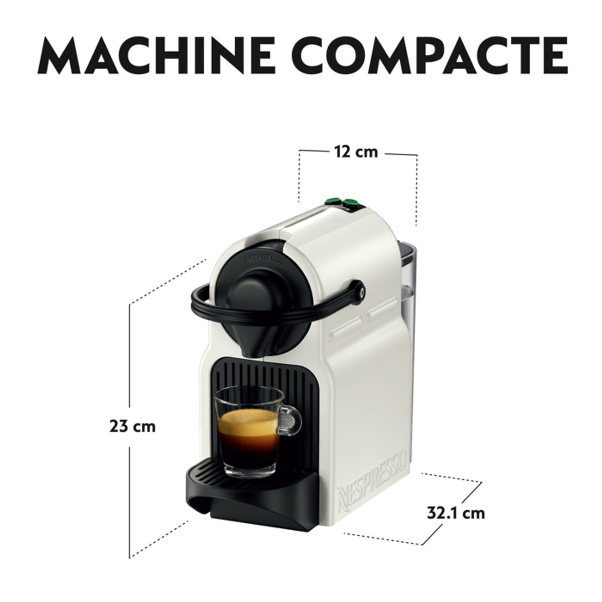 Krups Cafetière Nespresso Inissia YY1530FD Blanc