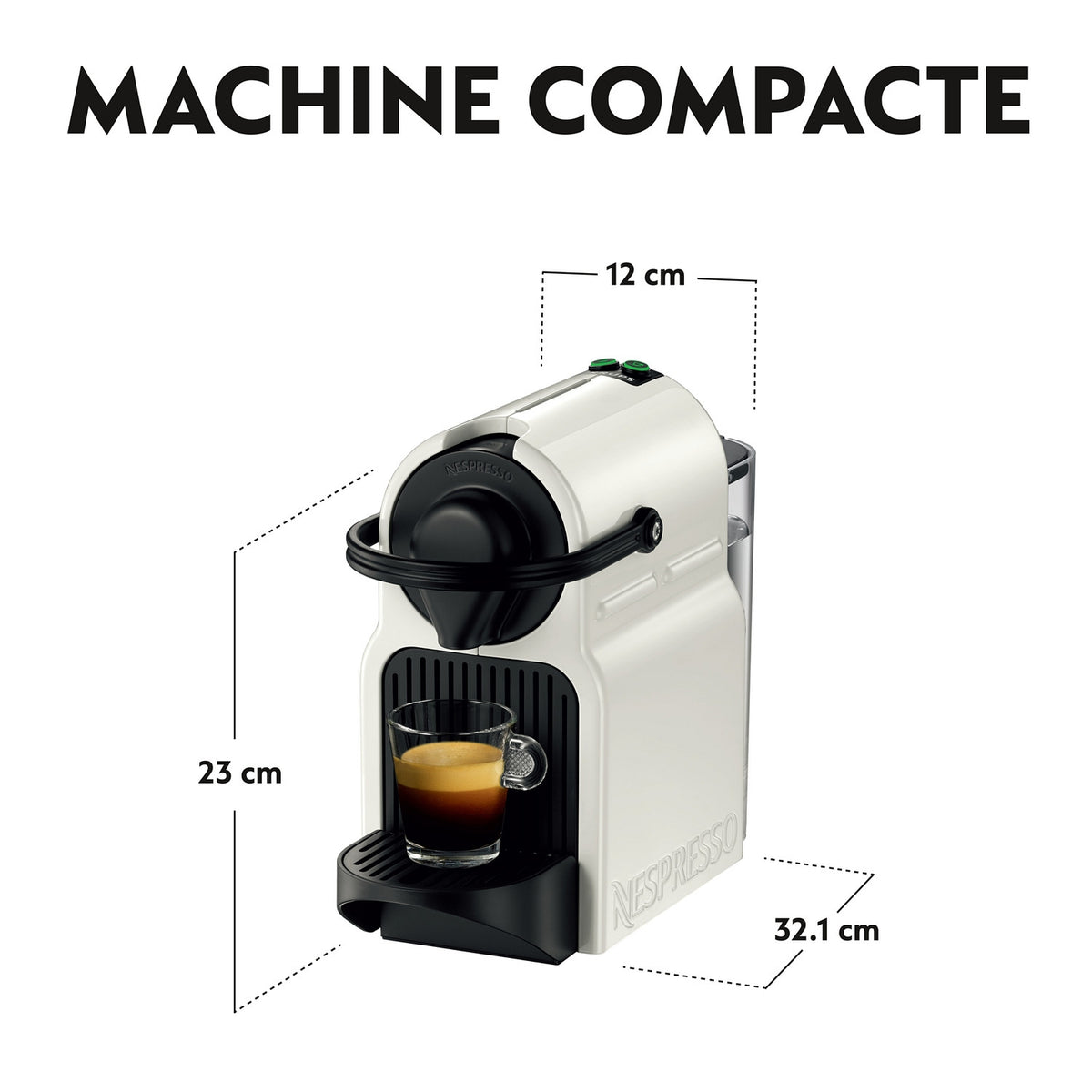 Krups Cafetière Nespresso Inissia YY1530FD Blanc
