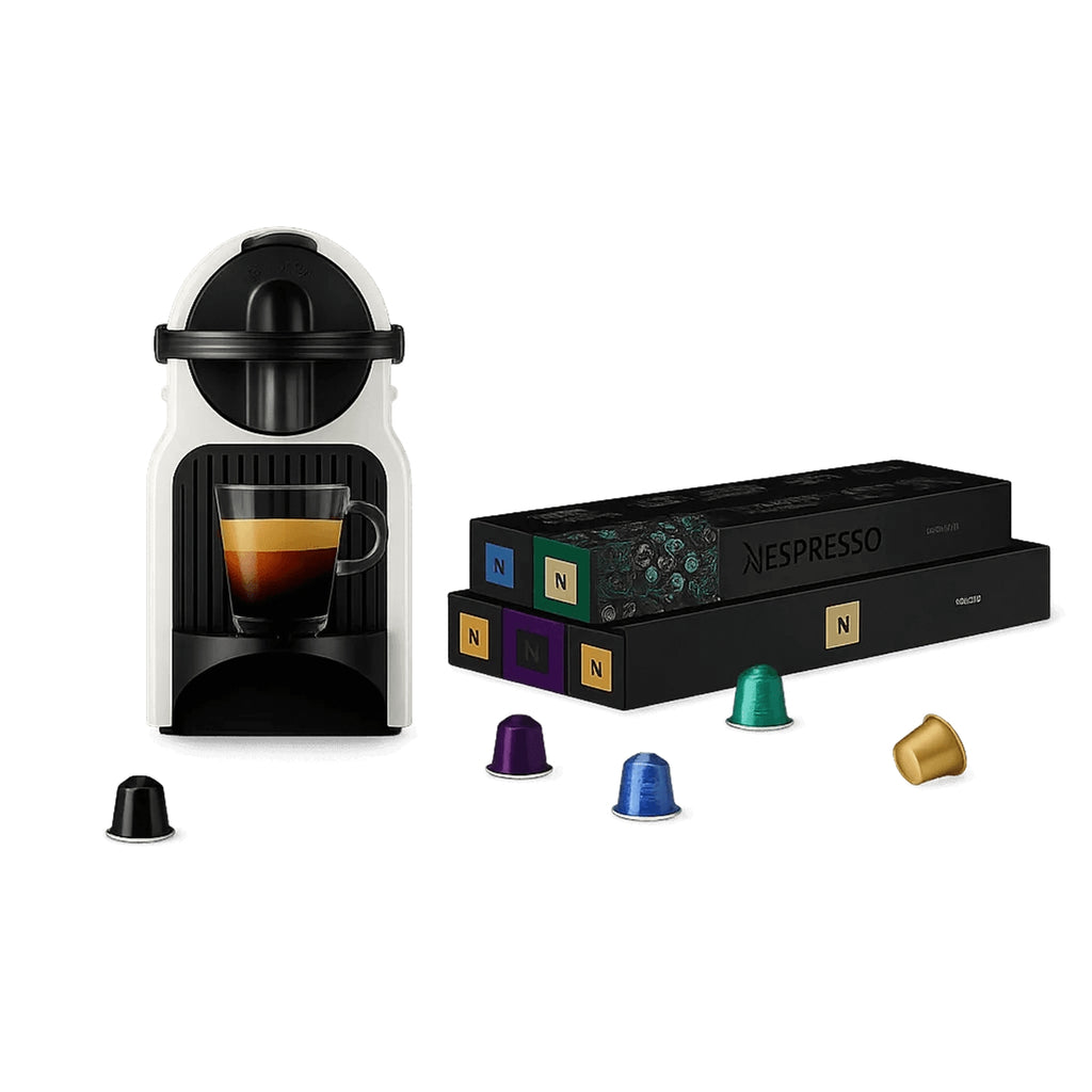 Krups Cafetière Nespresso YY5972FD + assortiment de capsules offert