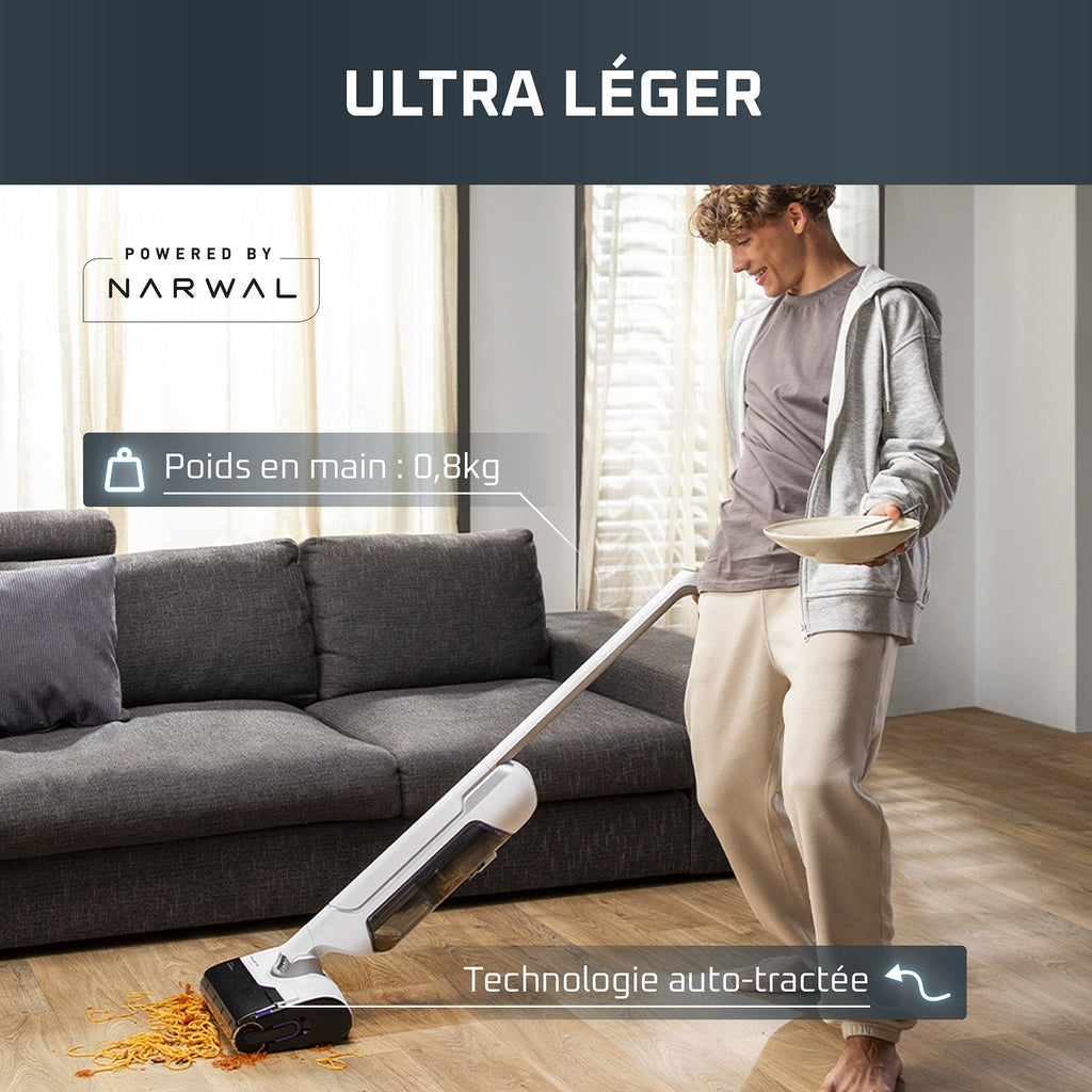 Rowenta Aspirateur laveur sans fil X-Clean 10 - YY6013FE