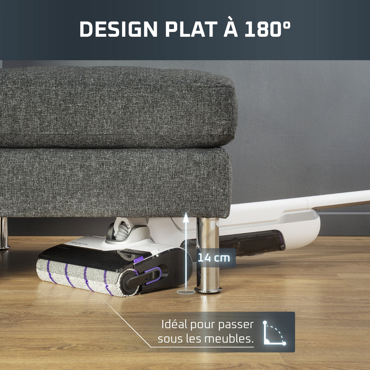 Rowenta Aspirateur laveur sans fil X-Clean 10 - YY6013FE