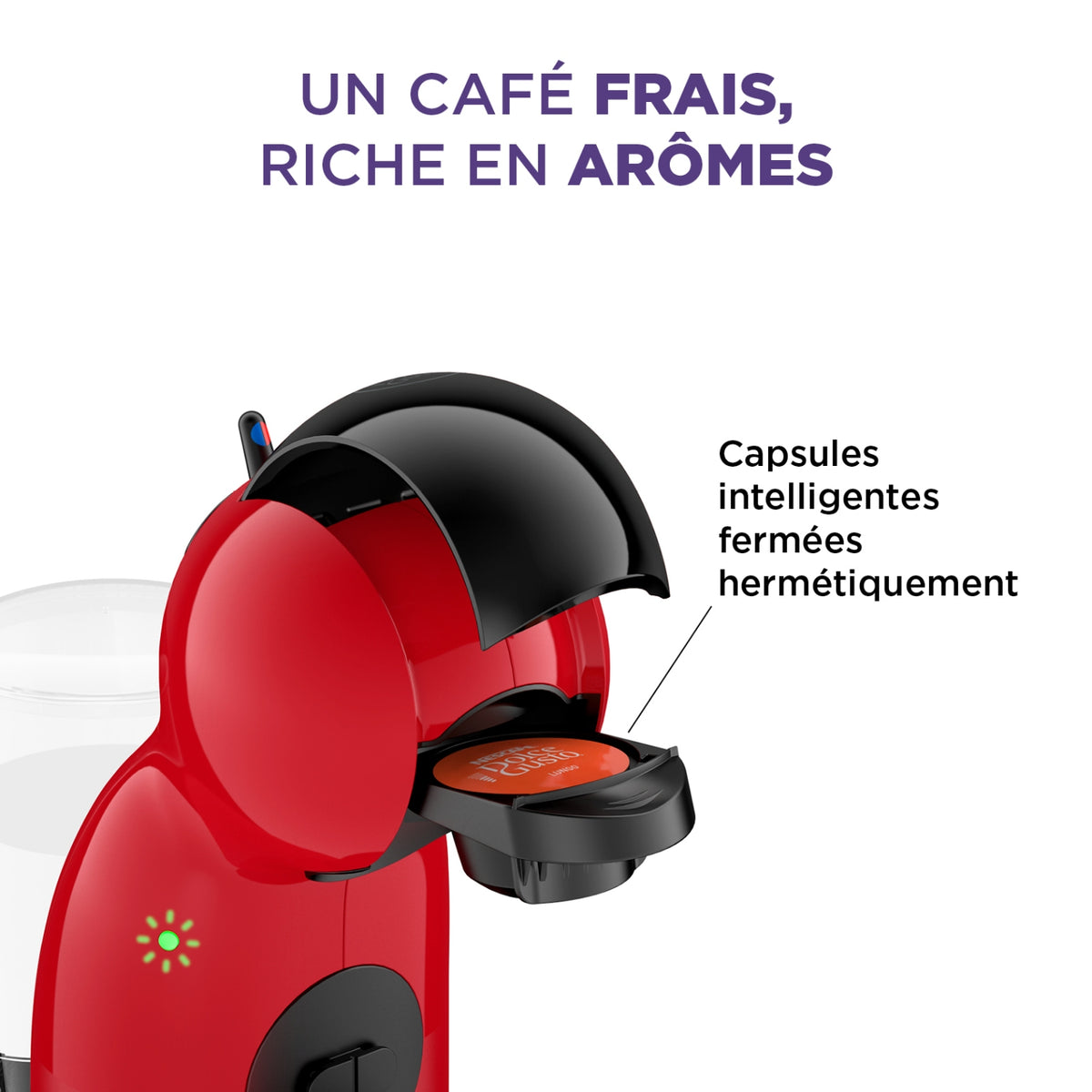 Krups Cafetière Dolce Gusto Piccolo XS YY4556FD Rouge