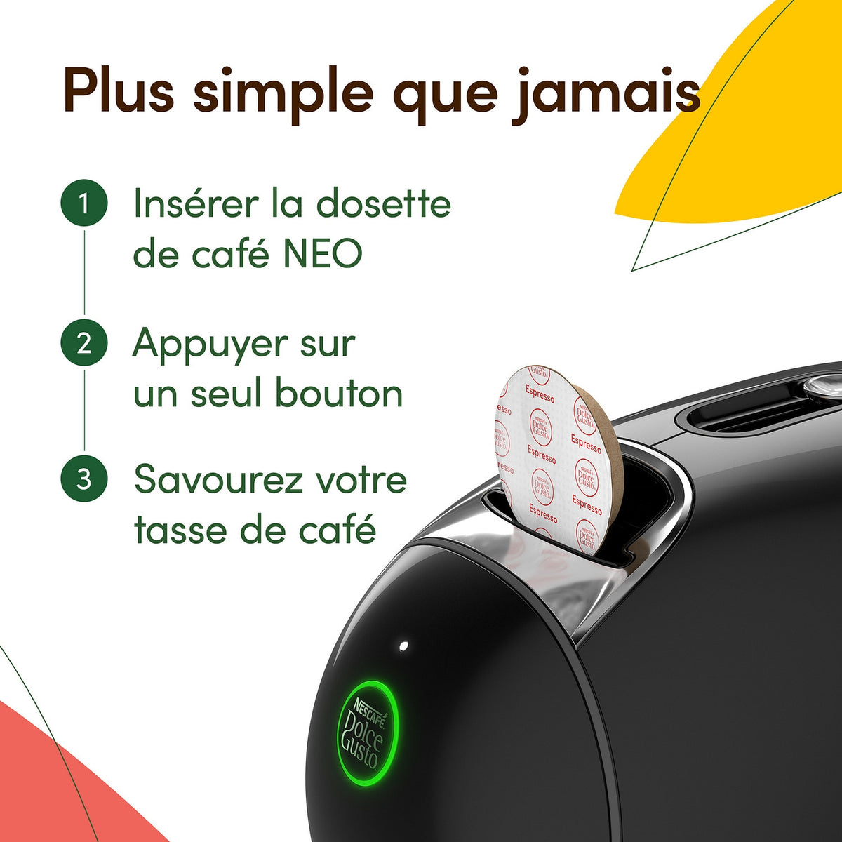 Krups Cafetière Dolce Gusto Neo YY5733FD Noir