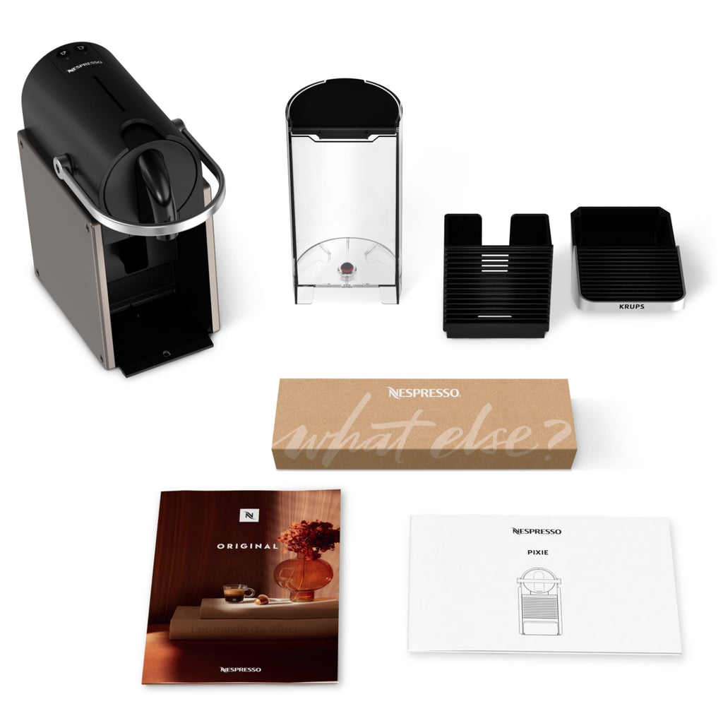 Krups Cafetière Nespresso Pixie YY5290FD Titane