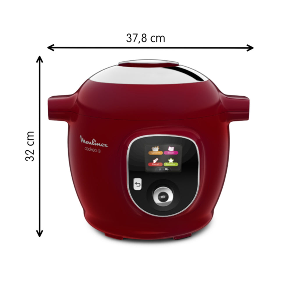 Moulinex Multicuiseur Cookeo connecté YY5571FB + Extra Crisp - Rouge
