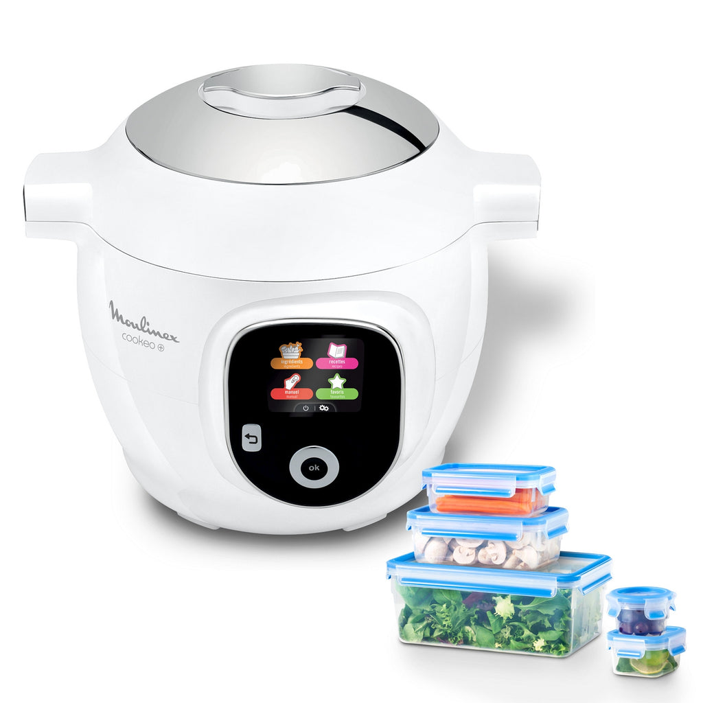 Moulinex Multicuiseur Cookeo YY5655FB + 5 boîtes de conservation