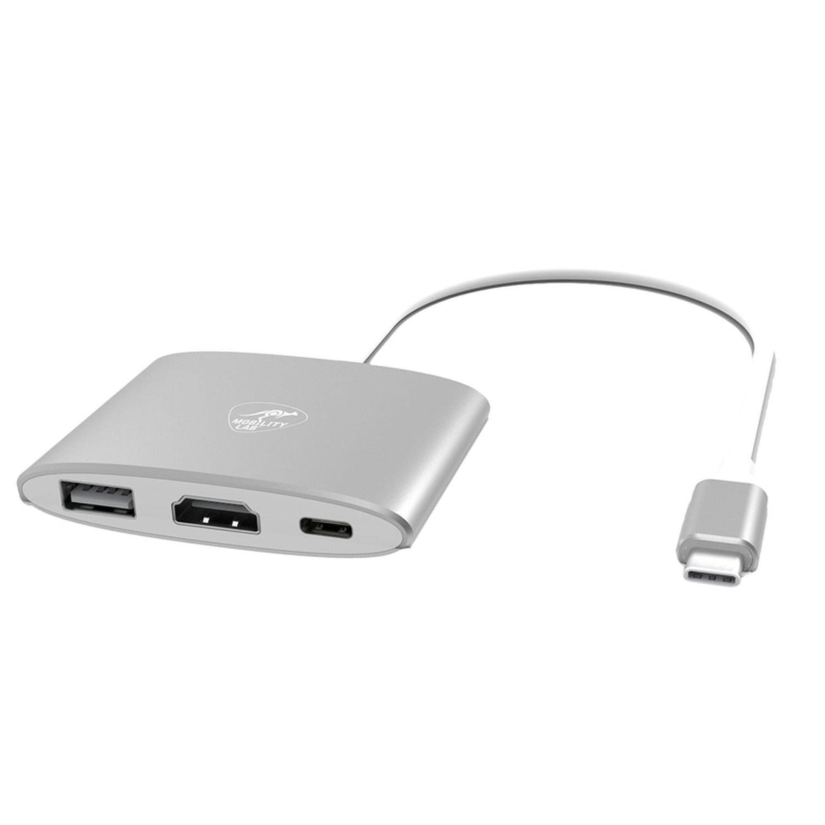 ML Adaptateur USB-C vers HDMI + USB-C + USB - MAC8010 - Argent