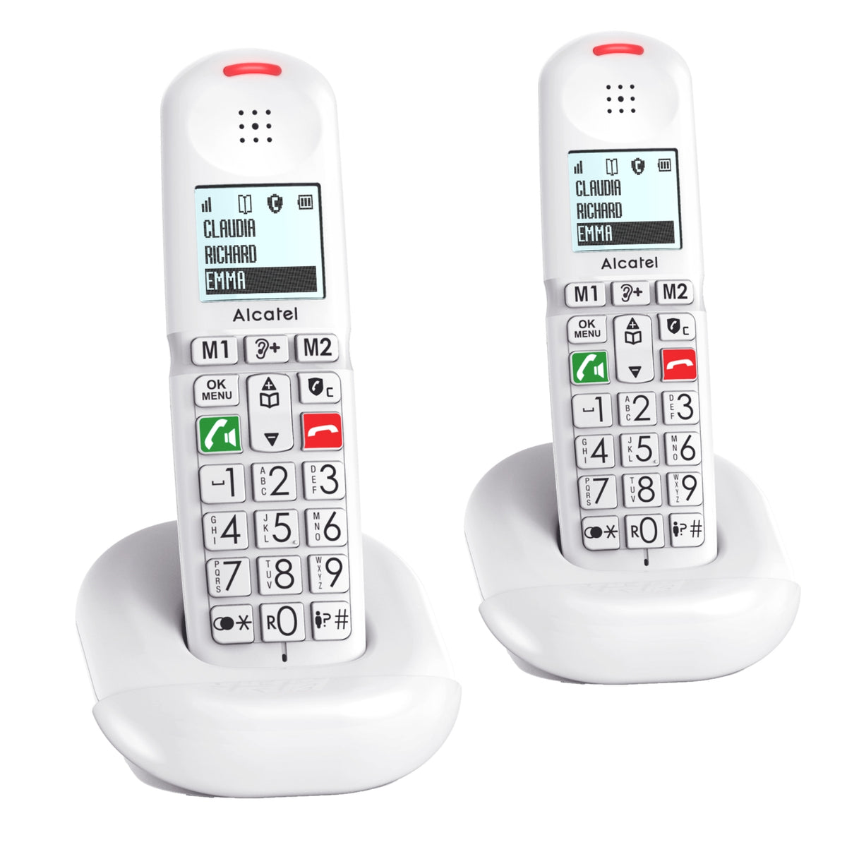 Alcatel Téléphone sans-fil XL 685 Duo Blanc