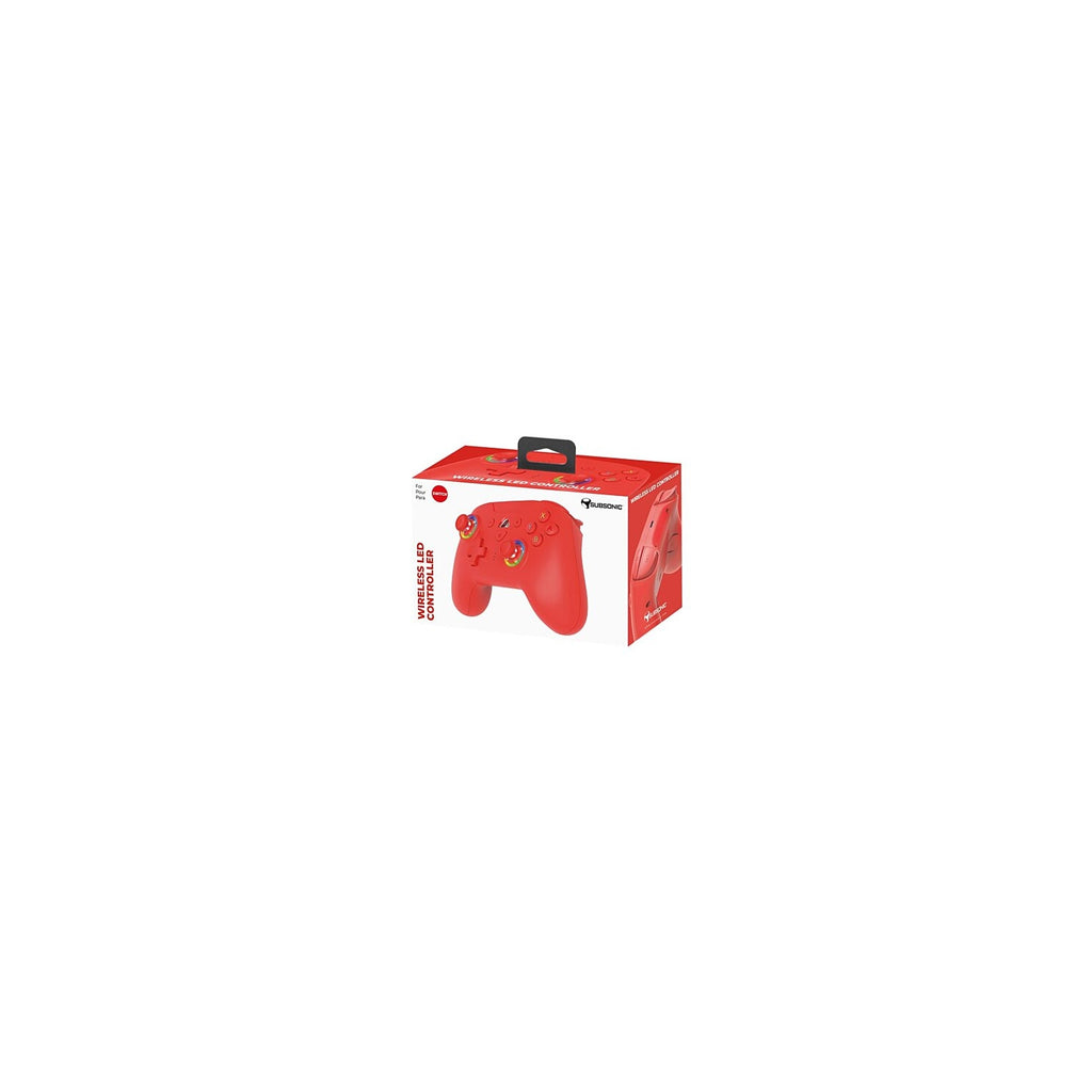 Subsonic Manette sans fil LED rouge Nintendo Switch